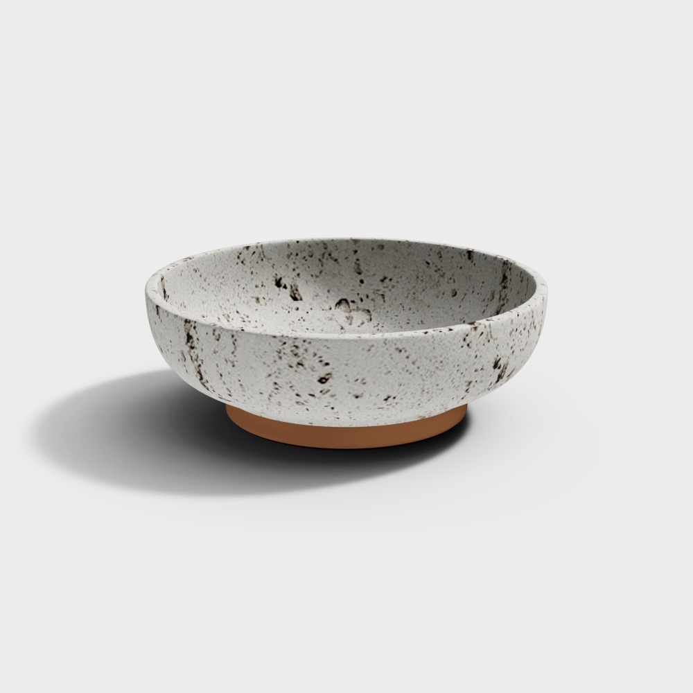 Elegant Japanese-Inspired Bowl 3D Model