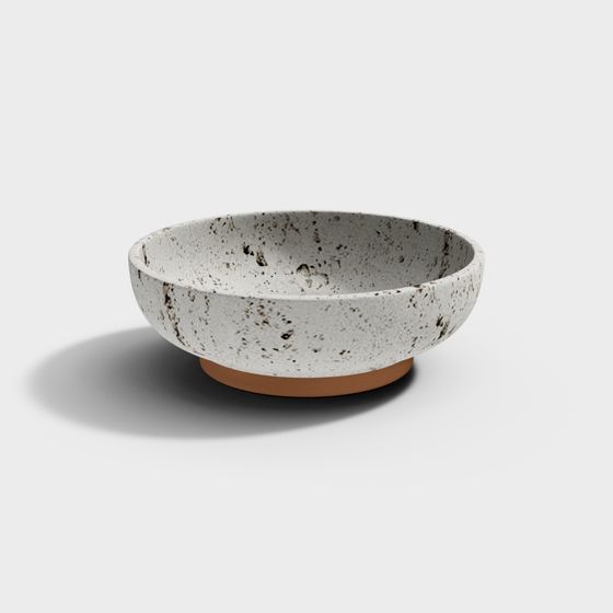 Elegant Japanese-Inspired Bowl 3D Model