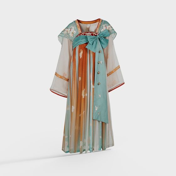 Enchanting Cloud Garment 3D model for Artistic Creation