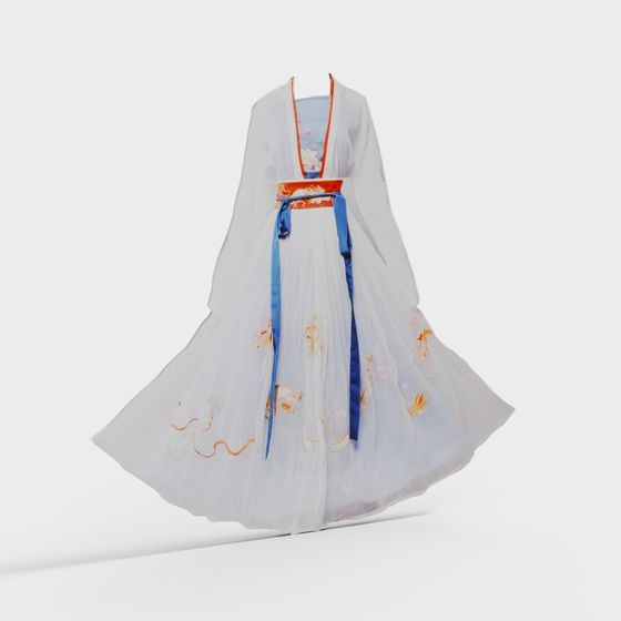 Ethereal Garment 3D model for Creative Projects