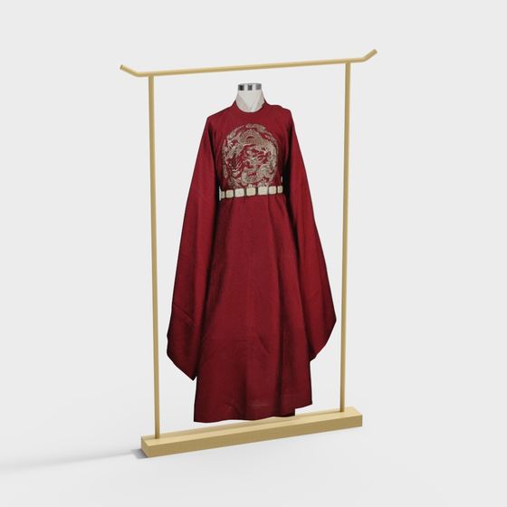 Dragon Robe Display Stand 3D model