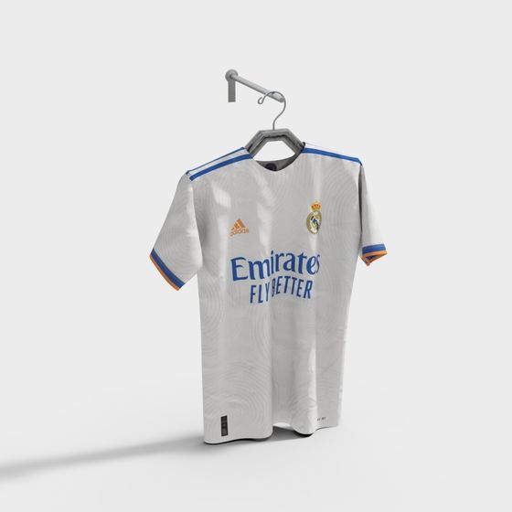Real Madrid Away Jersey 3D Model