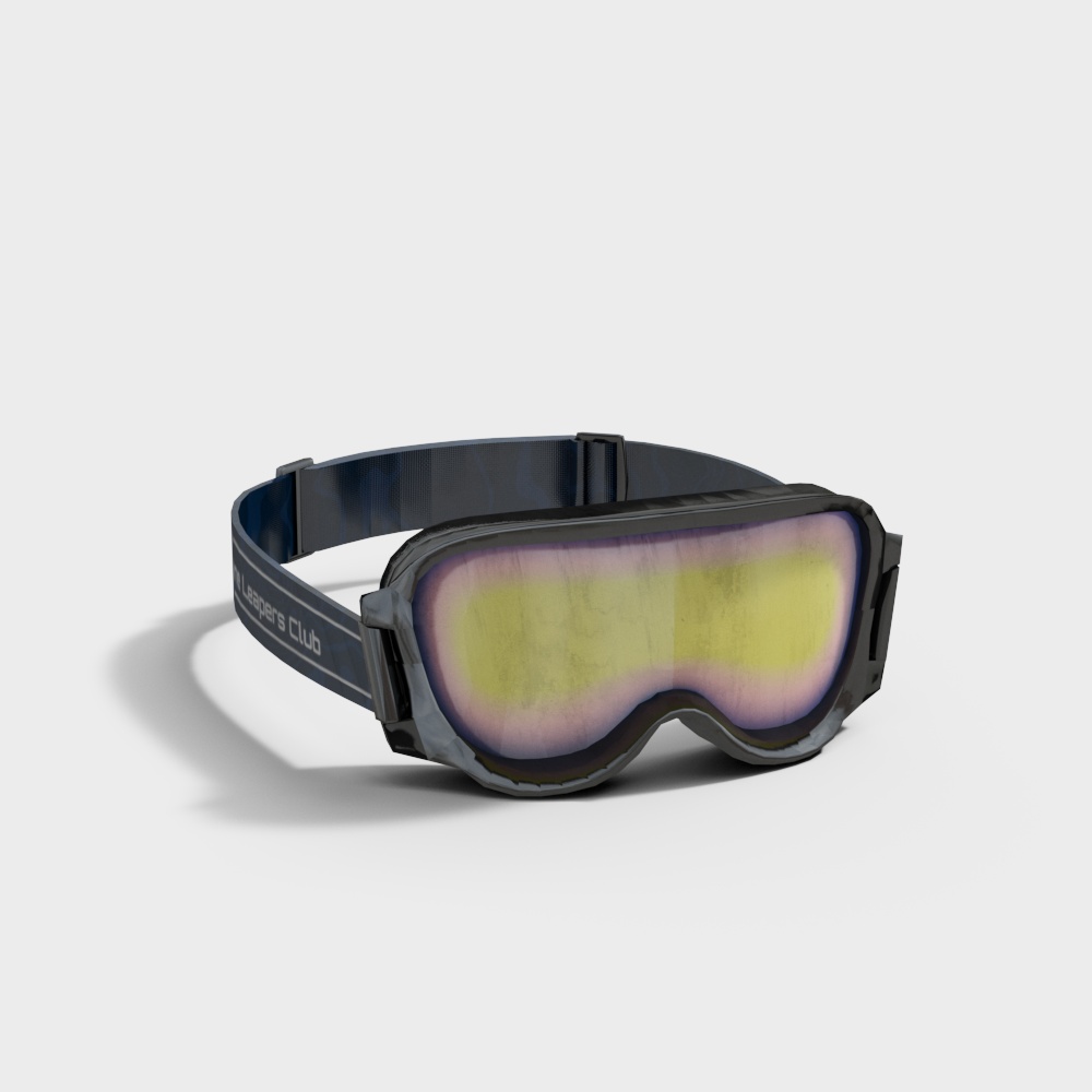 Futuristic Ski Goggles 3D model