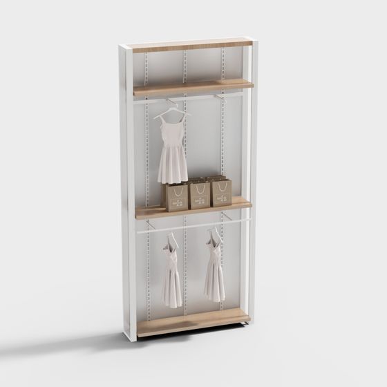 Urban Closet 3D Model - Minimalist Design