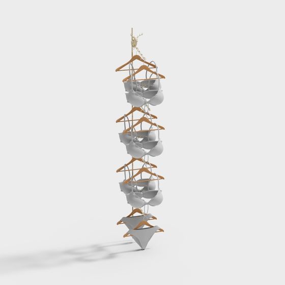 Lingerie Rack 3D model