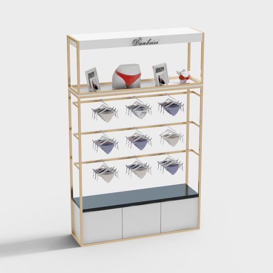 Danbeizi Underwear Display Cabinet 3D model