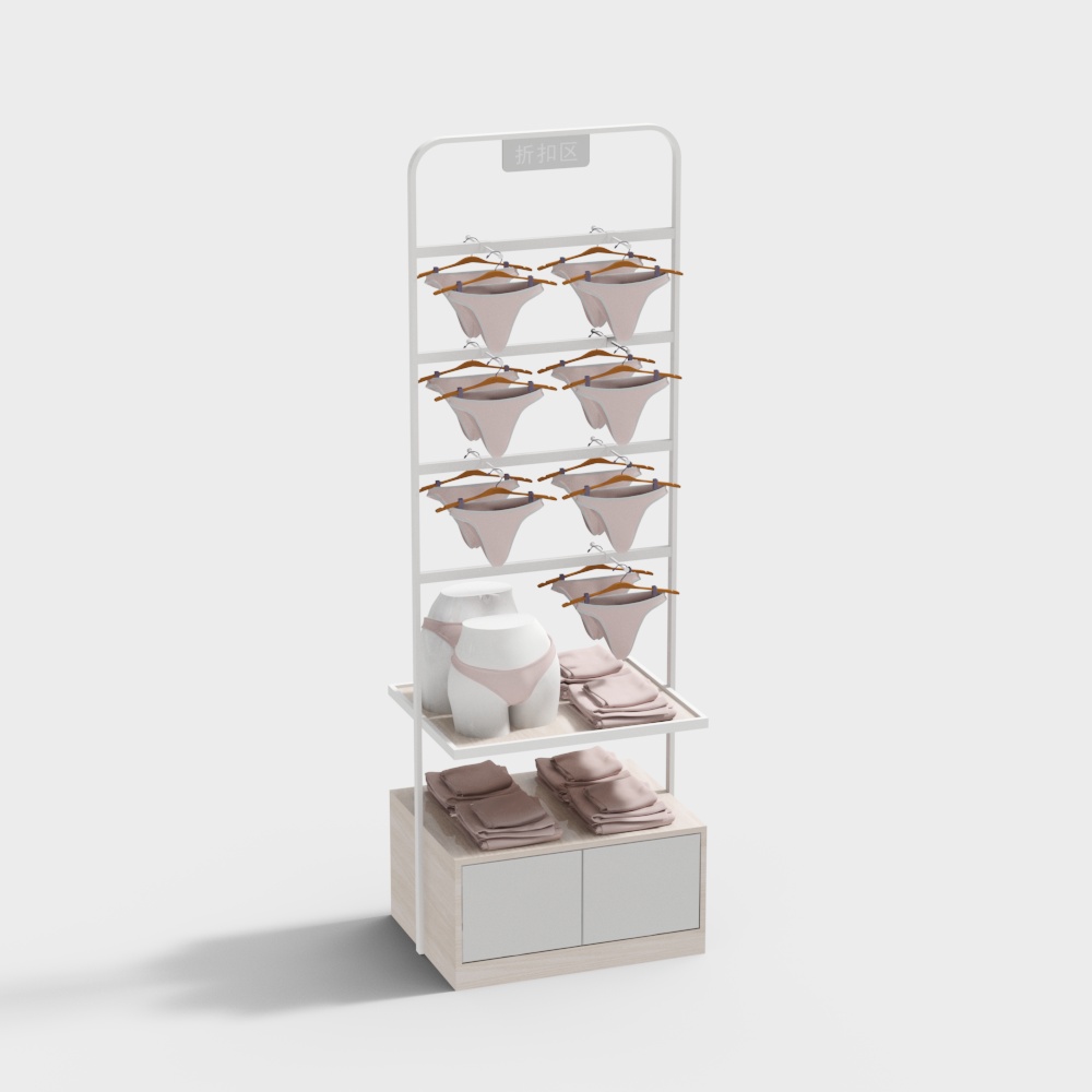 Underwear store display rack