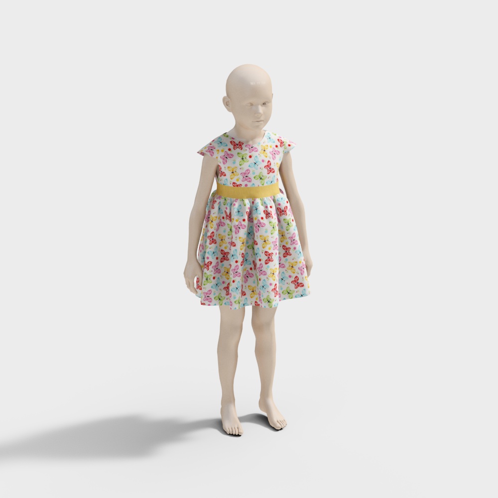 children's clothing model