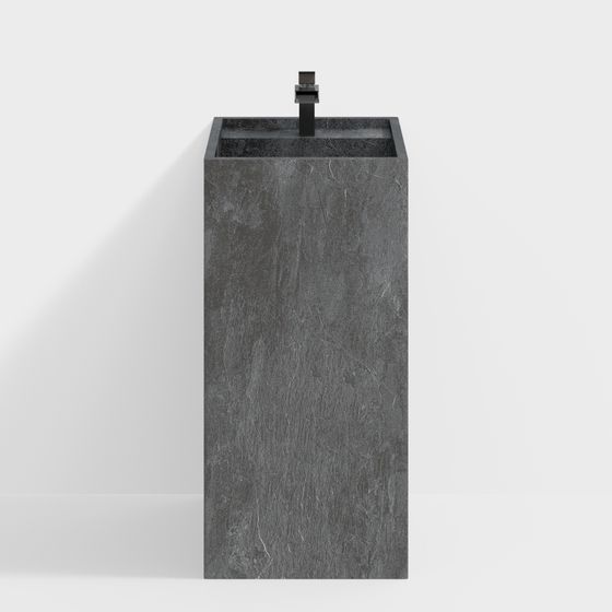Urban Concrete Sink 3D model