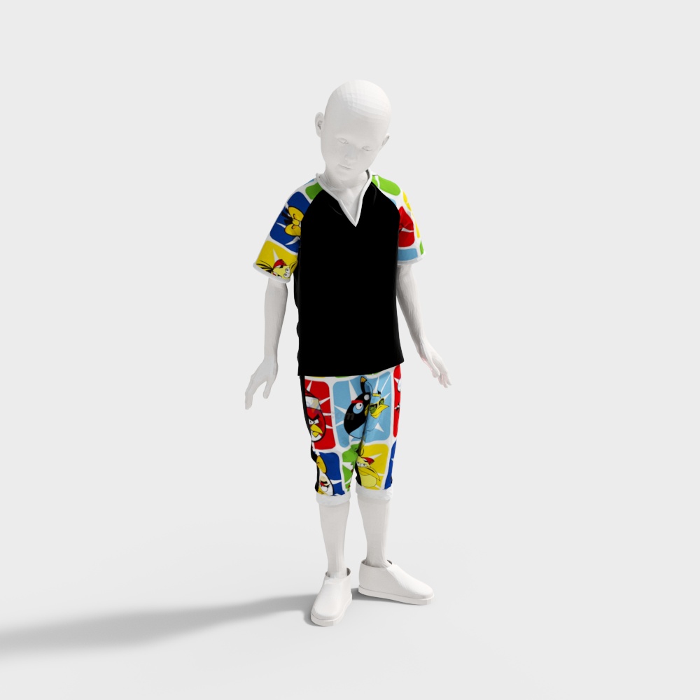 children's clothing model