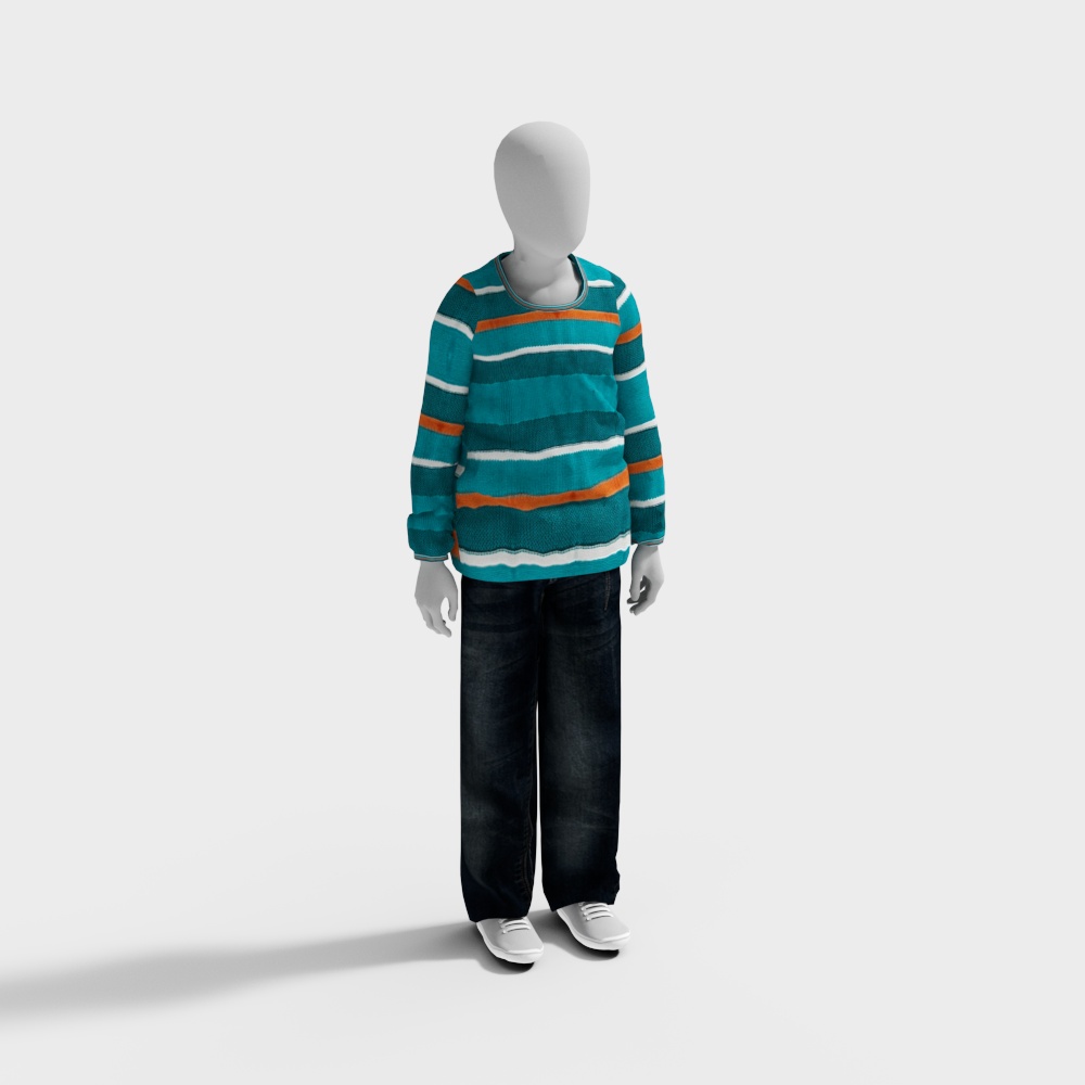 children's clothing model