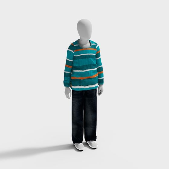 โมเดลเสื้อผ้าสำหรับเด็ก