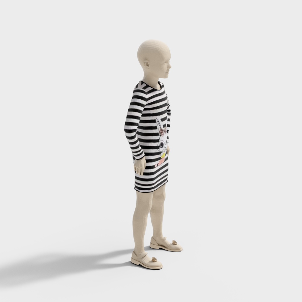 children's clothing model