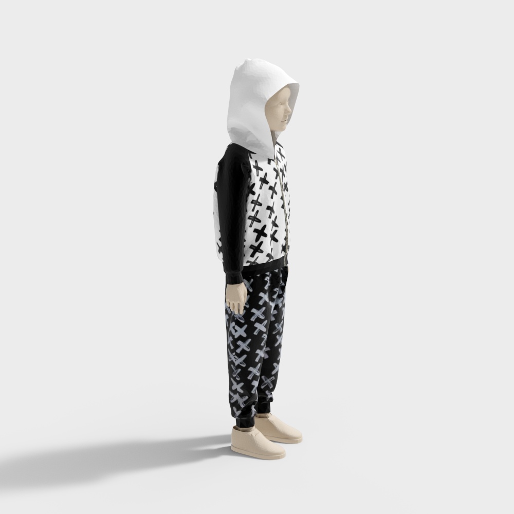 children's clothing model