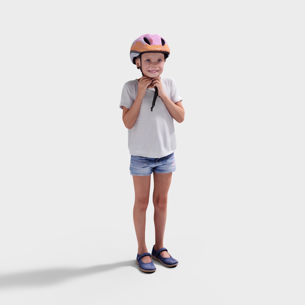 children's clothing model