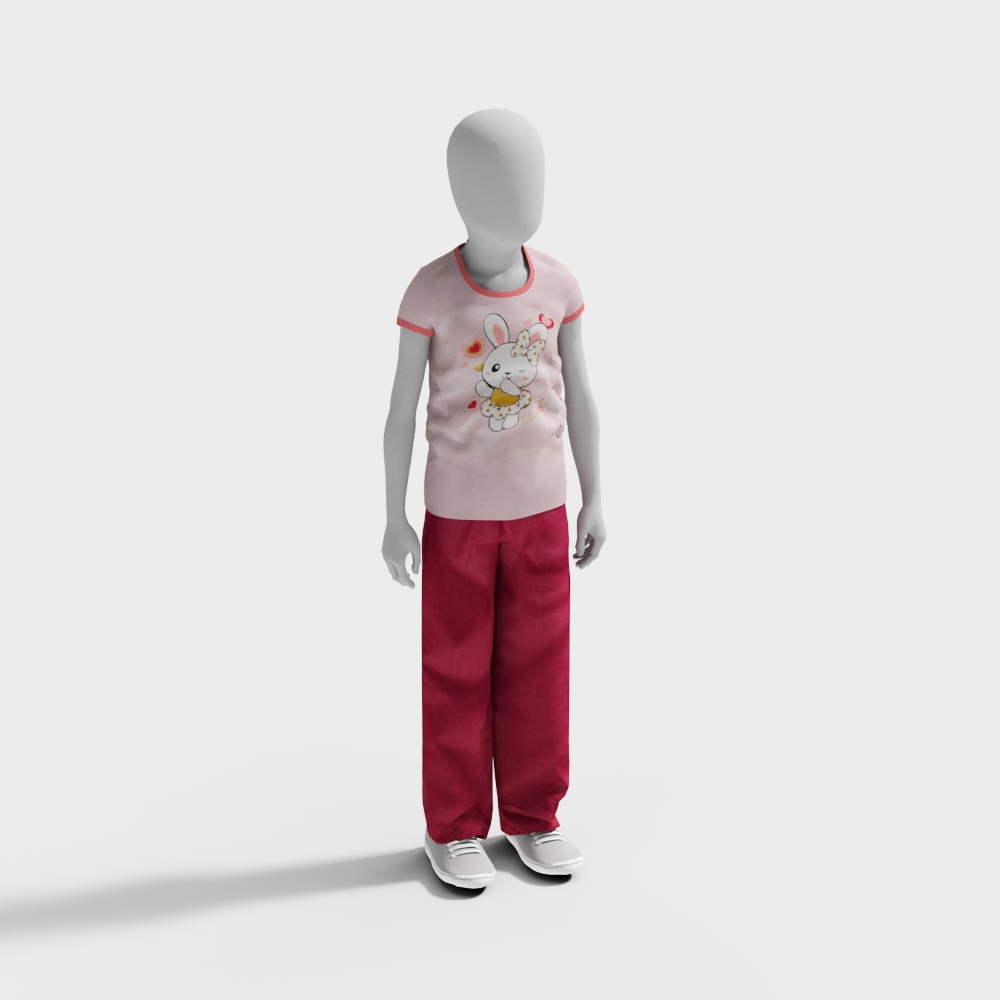 children's clothing model