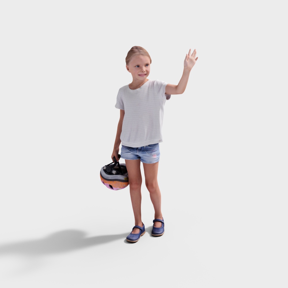 children's clothing model