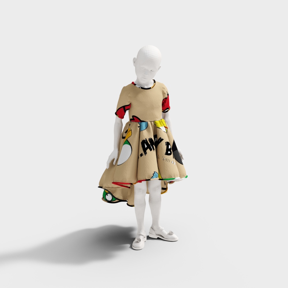 children's clothing model