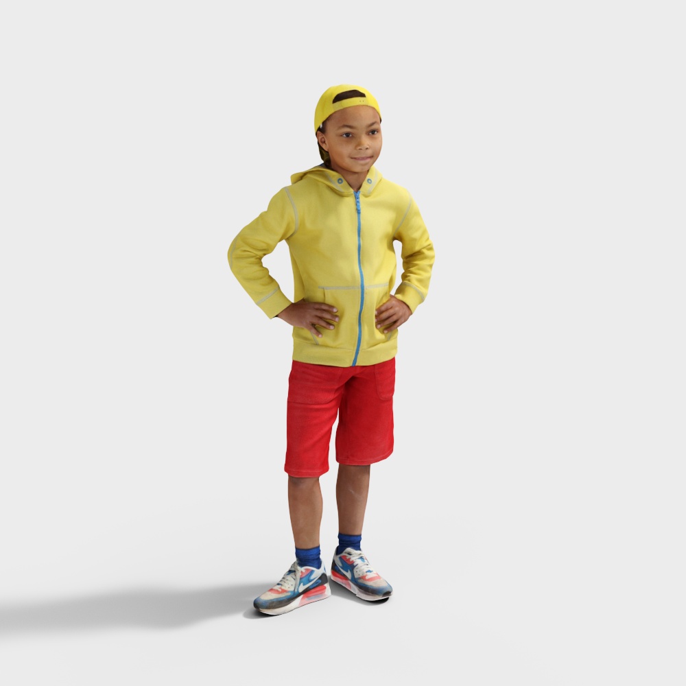 children's clothing model
