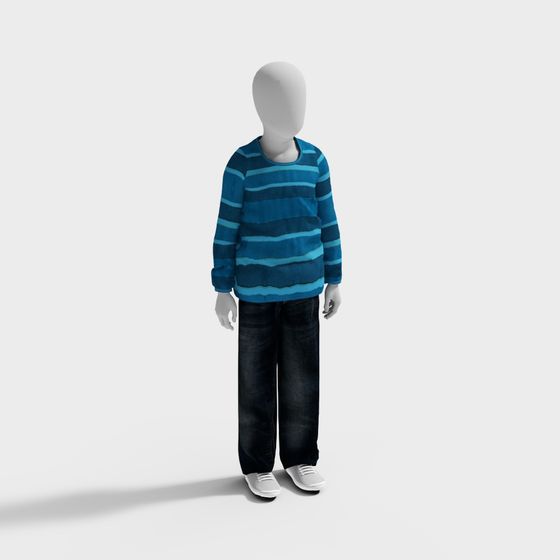 Youthful Teen 3D Model