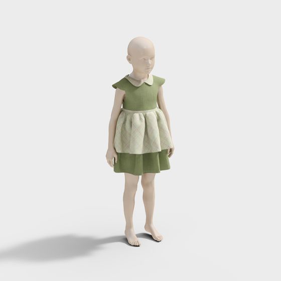 Whimsical Little Angel 3D model