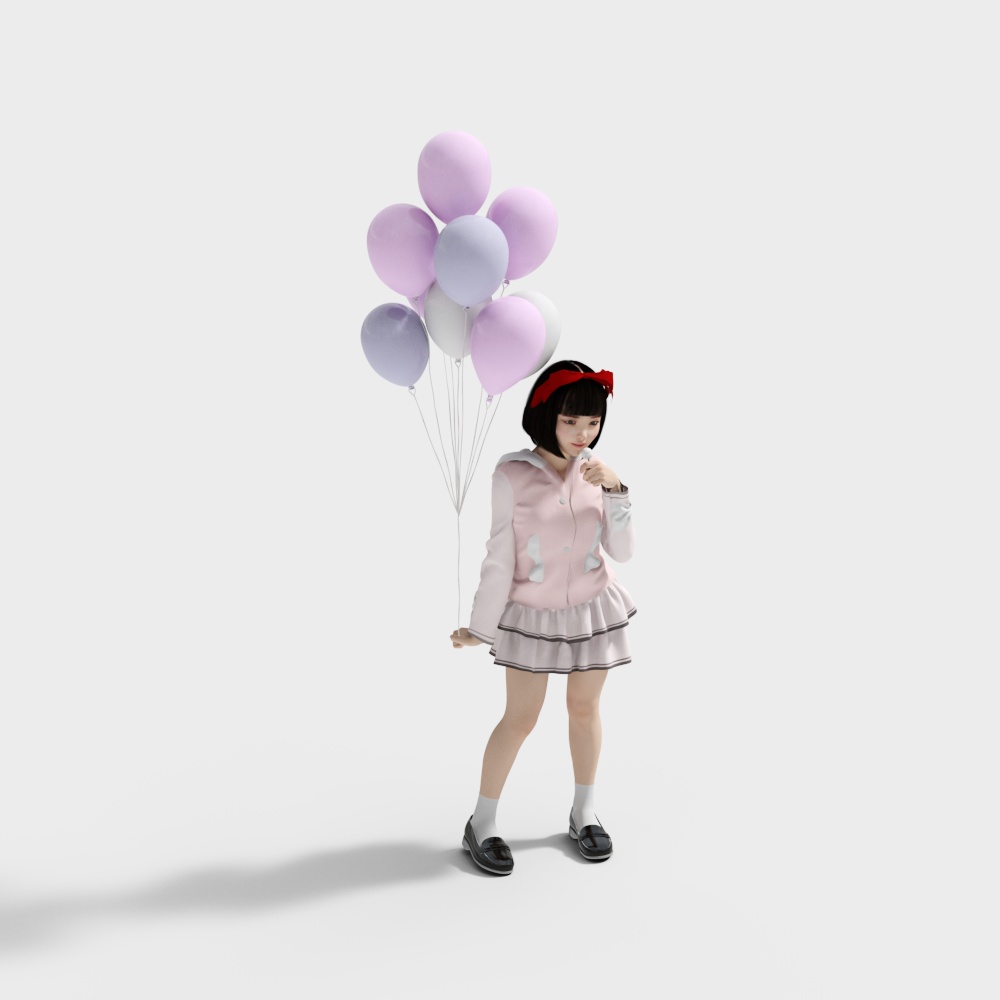 children's clothing model