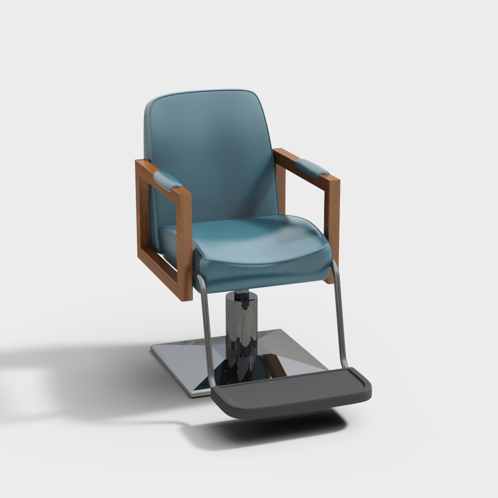 chaise de miroir de salon de coiffure