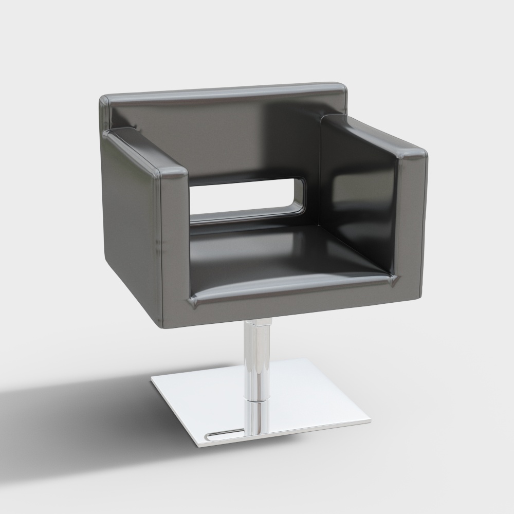 chaise de miroir de salon de coiffure