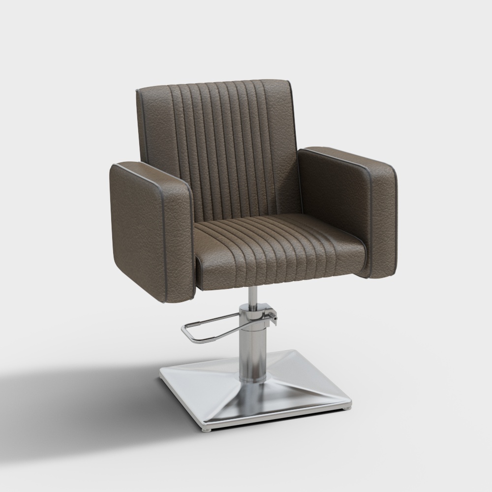 silla de espejo de barbería