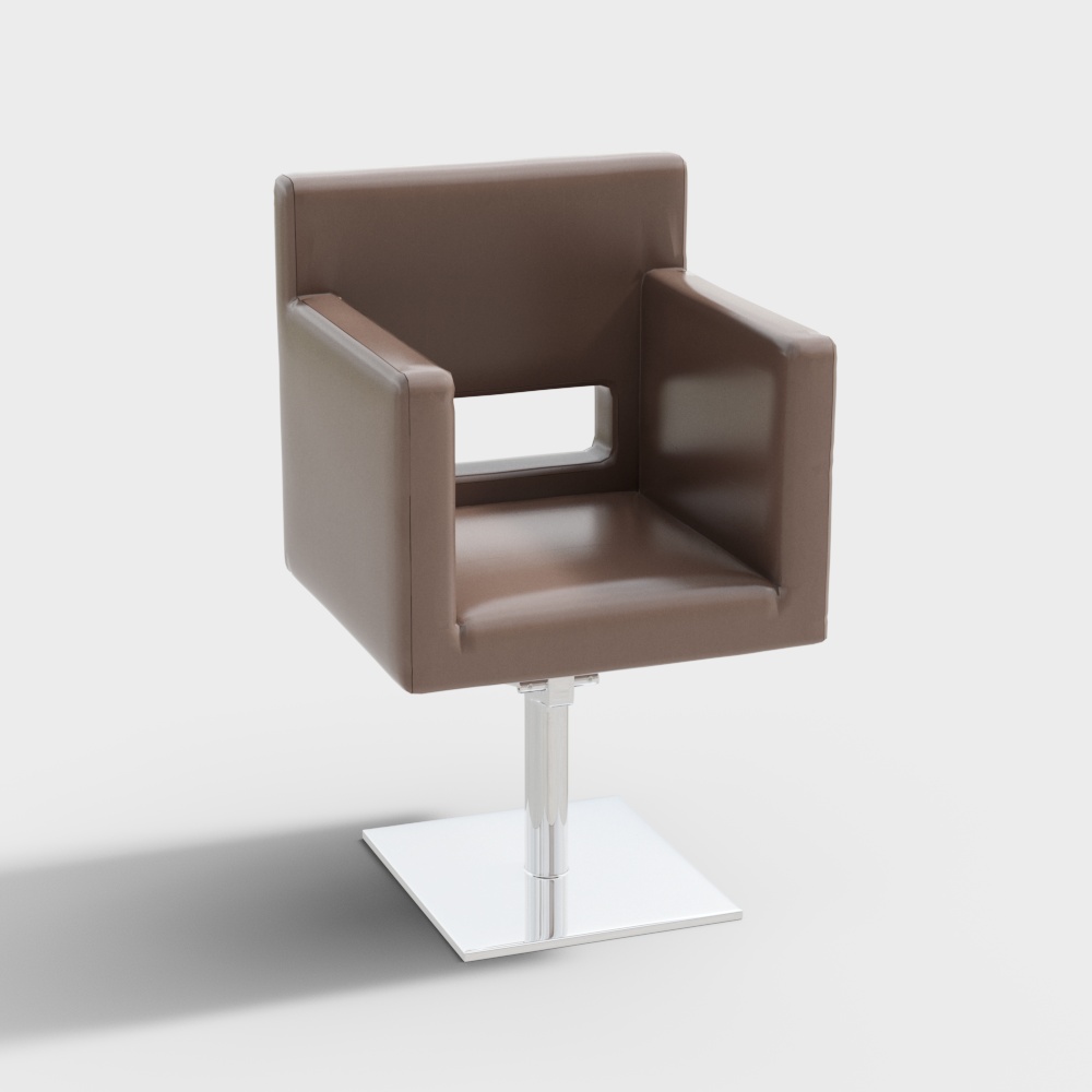 silla de espejo de barbería