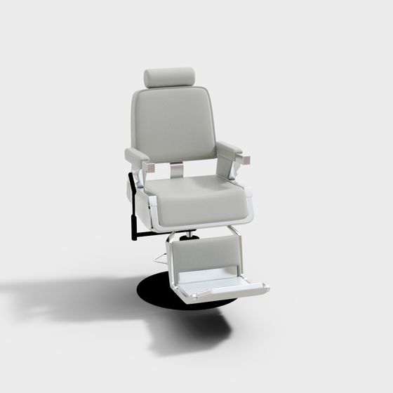 Vintage Barber Chair 3D Model