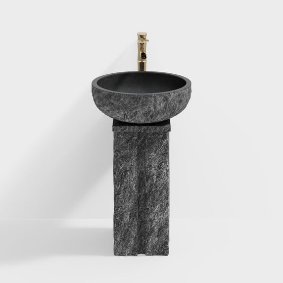 Rock Sink 3D Model for Modern Designs