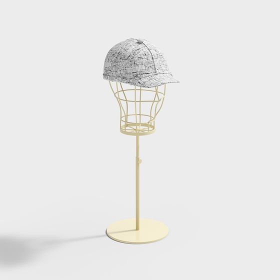 Stylish Low-Poly Baseball Cap 3D Model