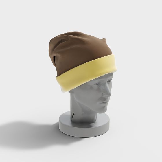 Winter Warm Hat 3D model