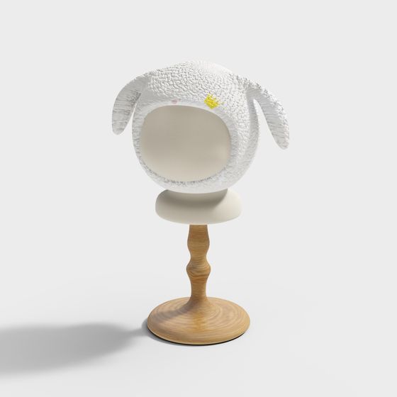 Charming Lamb Hat 3D model