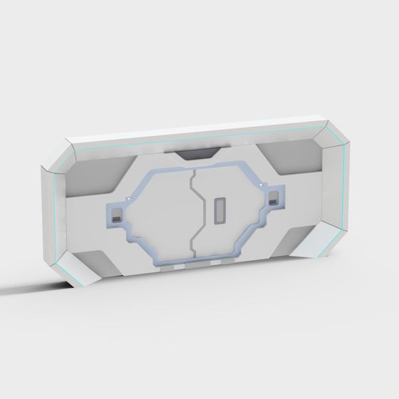 Futuristic Low-Polygon 3D Model for Creative Projects