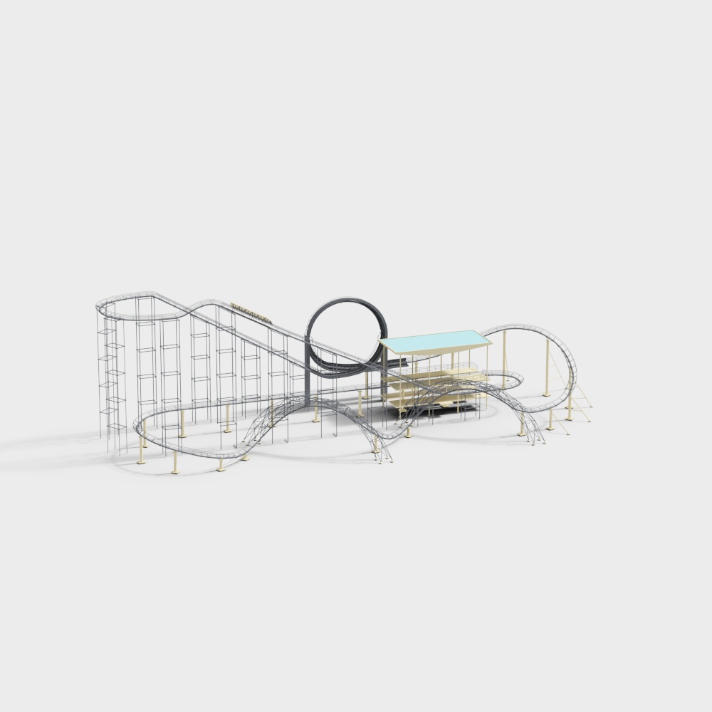 Roller Coaster 2.0 3D model