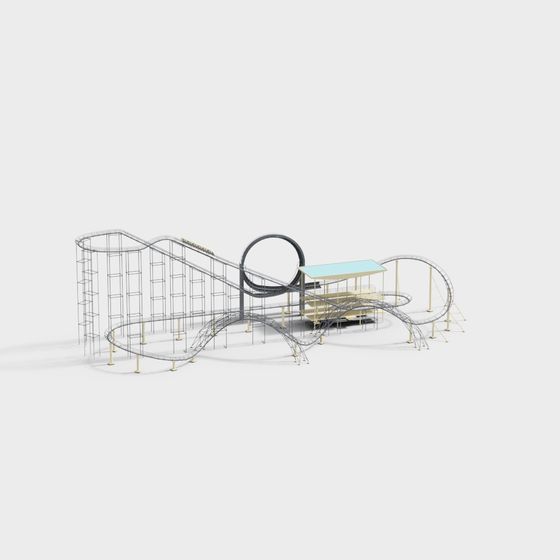 Roller Coaster 2.0 3D model