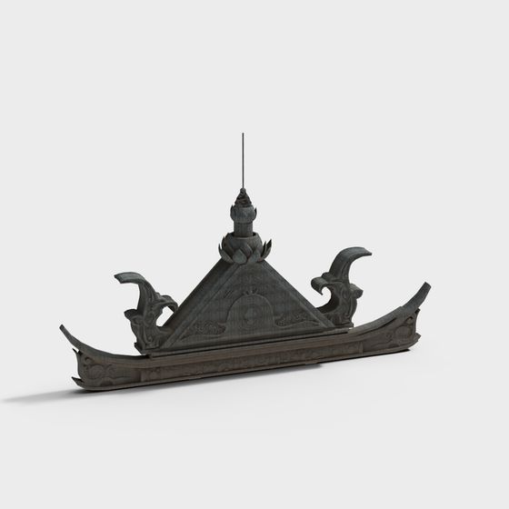 Ancient Styled Bow 3D model