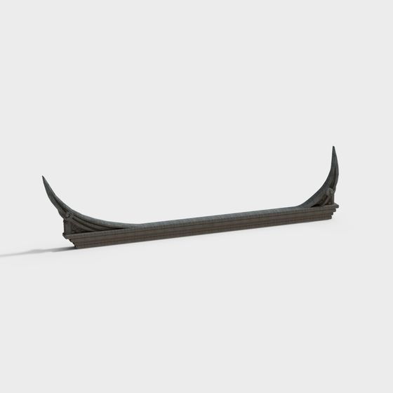 Viking Longship 3D model