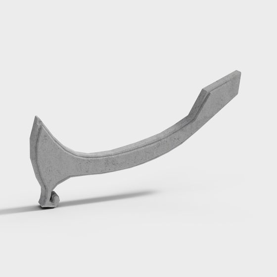 Curved Arm Decorative 3D Model for Creative Projects