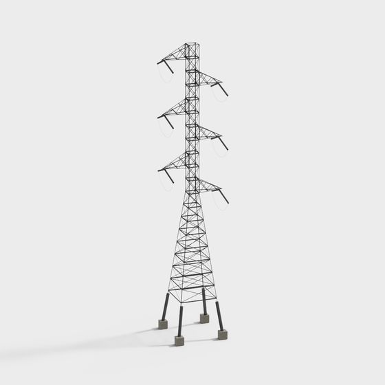Power Tower 3D model