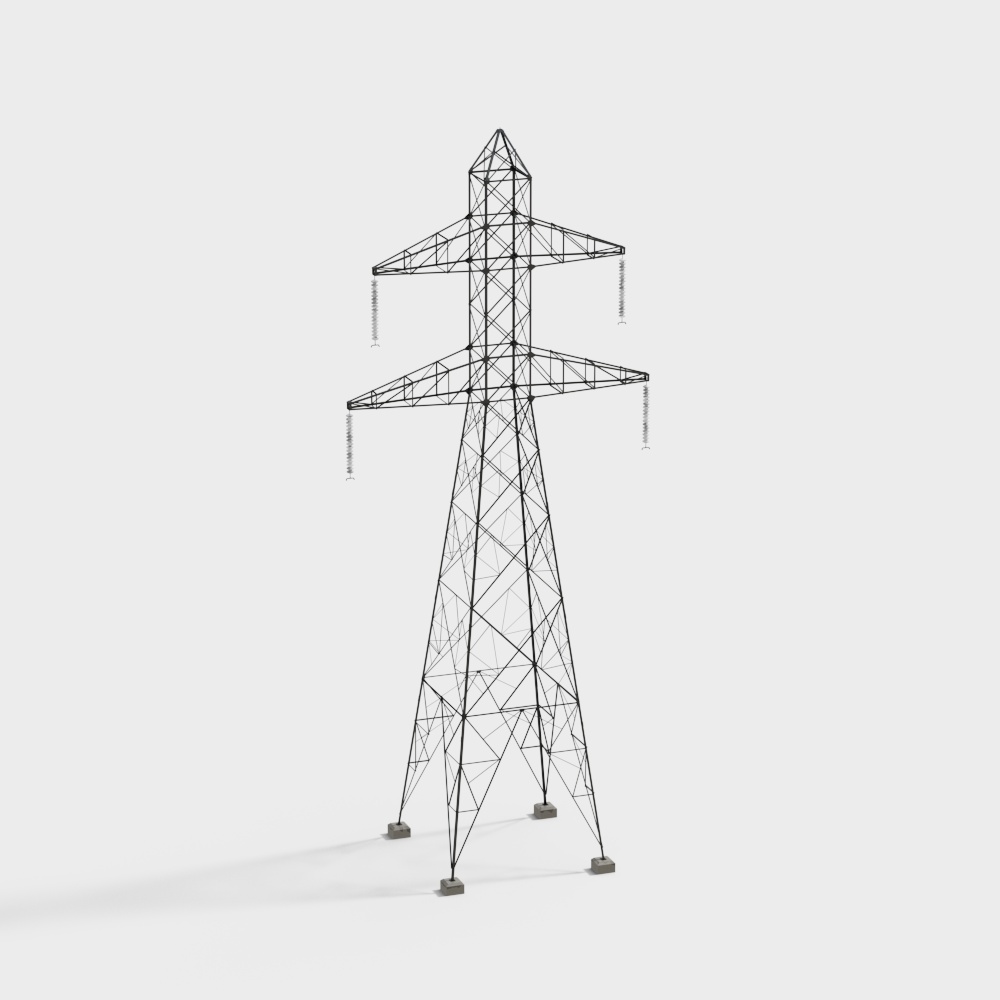 Power Tower 3D Model