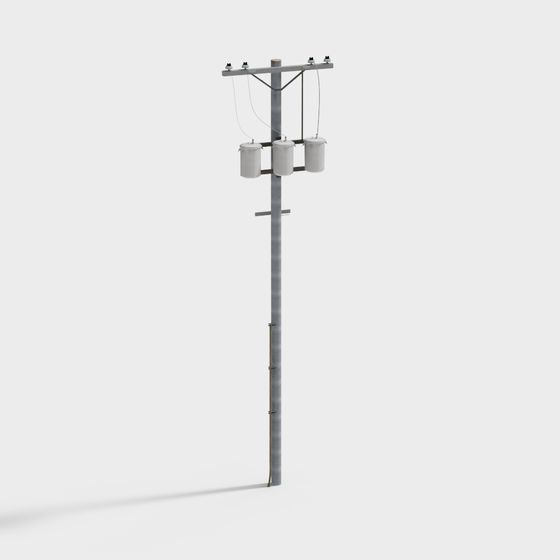 Sleek Street Lamp 3D model for Urban Design