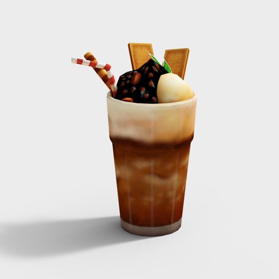 Iced Coffee 3D model