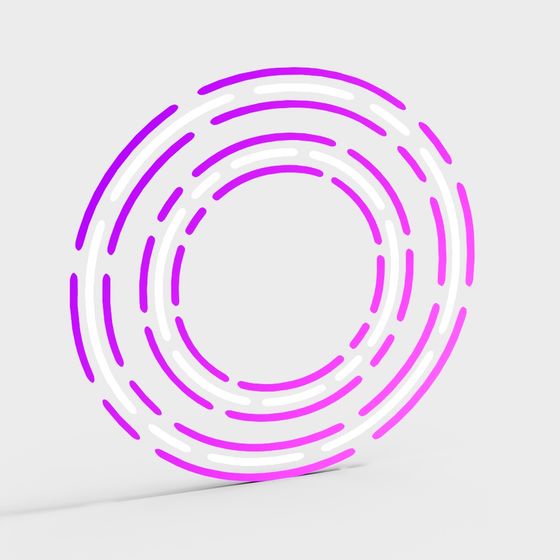 Spiral Vortex 3D Model