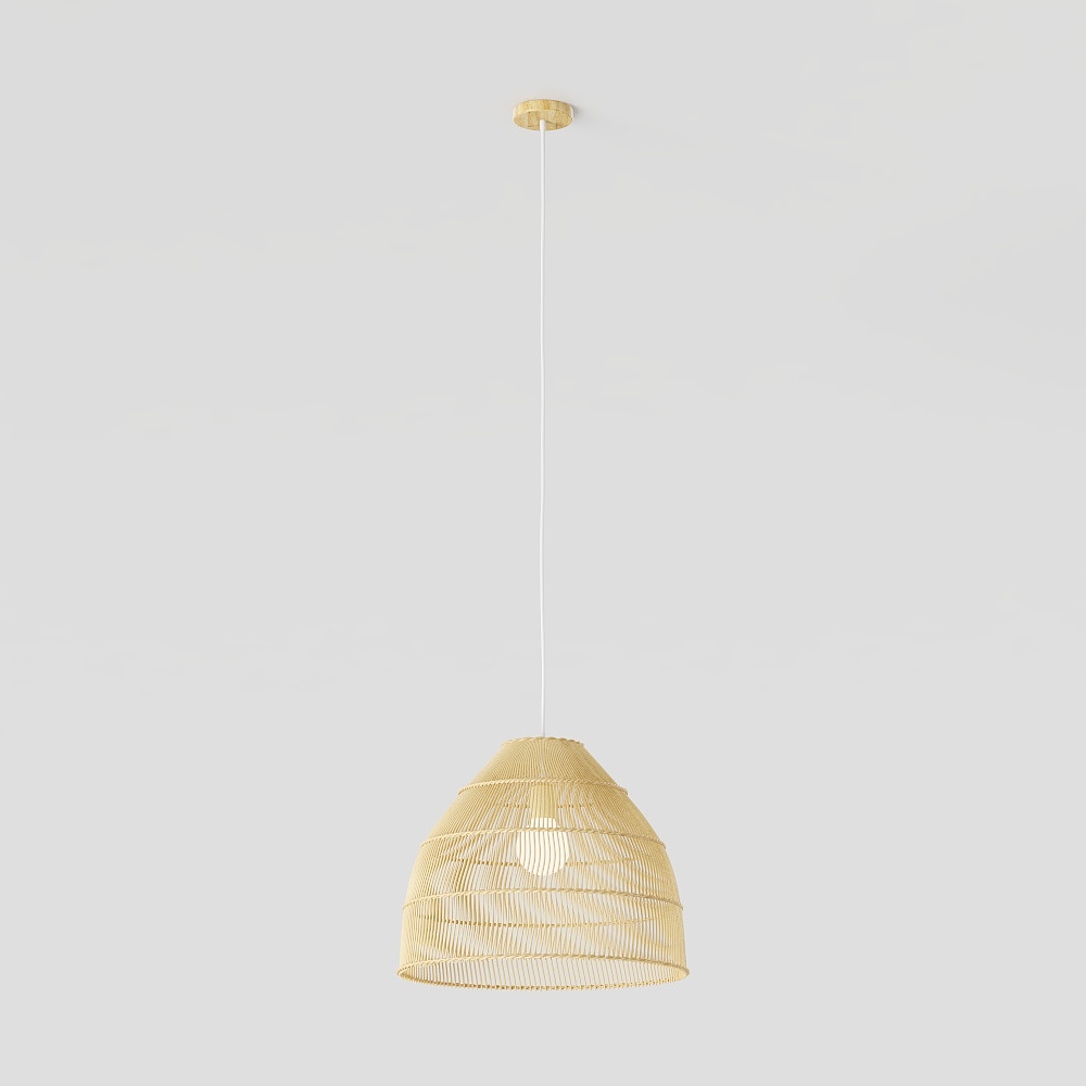 Bamboo chandelier