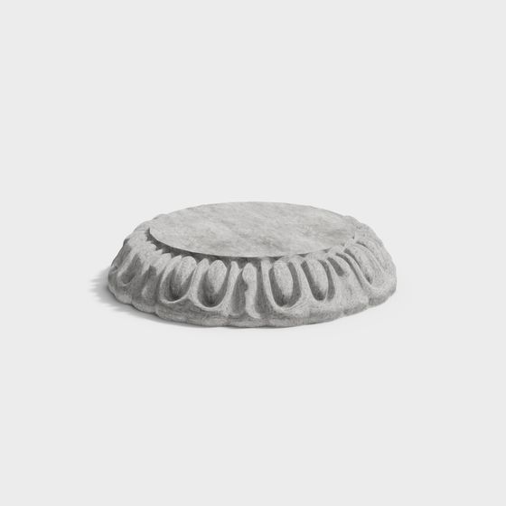 Ancient Roman Column Base 3D model for Creative Projects