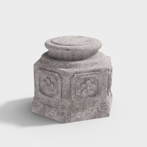 резные каменные колонны