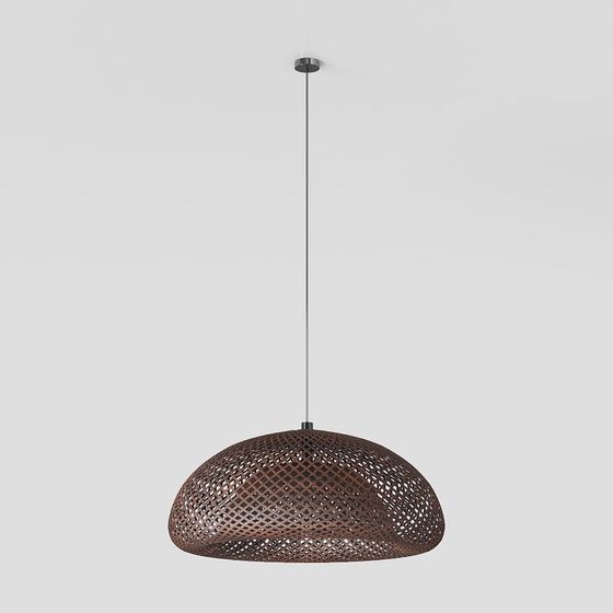 Elegant Low-Polygon Chandelier 3D model